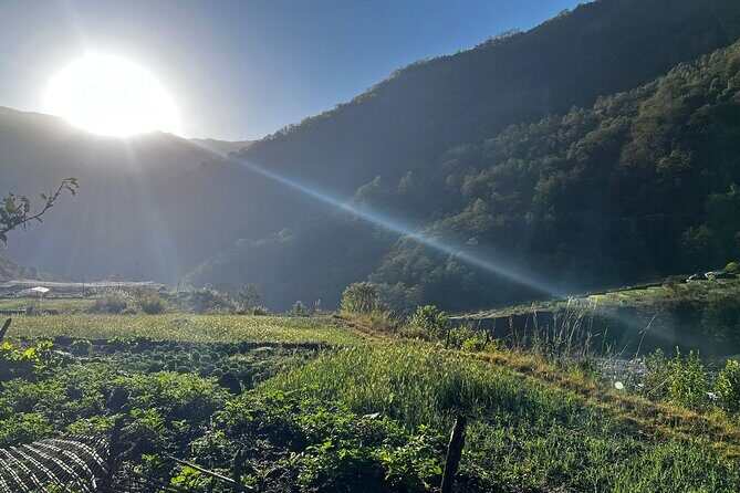 10 days Annapurna Base Camp Trek - Chhomrong day: suspension bridge crossings and the long steep effort