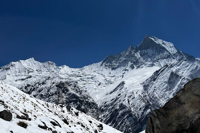 10 days Annapurna Base Camp Trek - Annapurna Base Camp day: reaching the top and sleeping at Machhapuchhre Base Camp