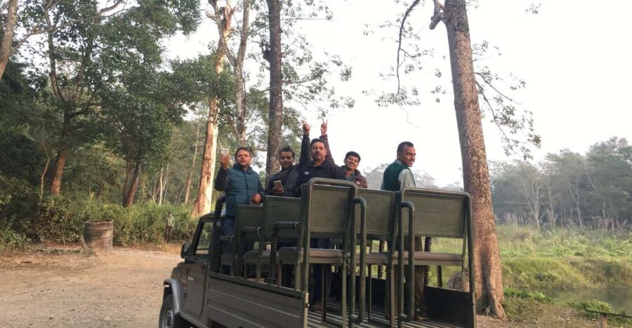3 Nights 4 Days Chitwan National Park with Tower Night Stay - Day 2: canoeing, jungle walk, bird watching, then the wooden tower night