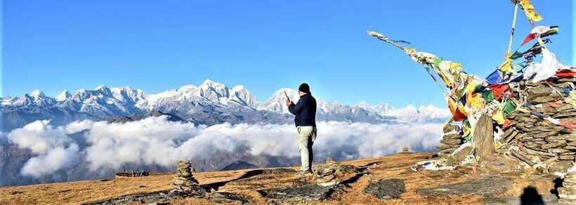 4 Days Pikey Peak Trek : The Best View of Mt Everest - Day 2: Jhapre to Pikey Base Camp (3,640m) and the Quiet High-Life