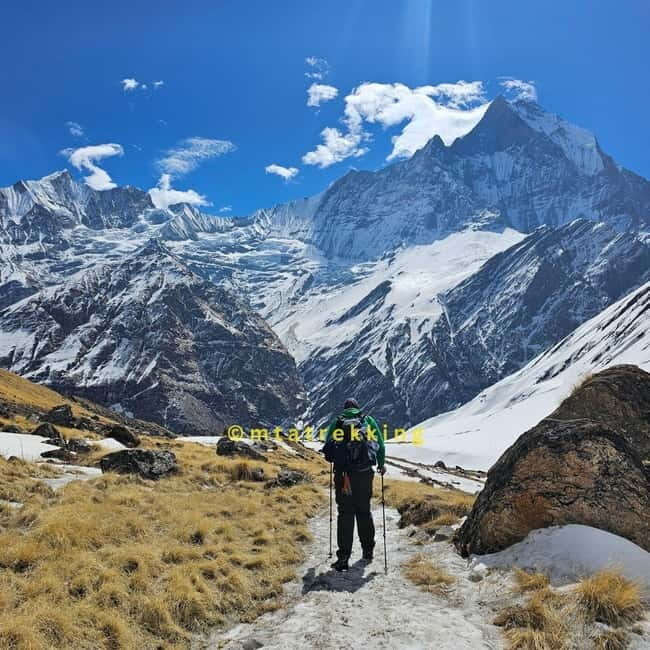 5-Day Annapurna Base Camp Trek with Natural Hot Springs - Day 3: To Annapurna Base Camp via Machhapuchhre Base Camp