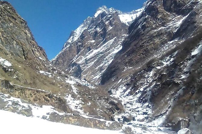 6 Night 7 Days ABC Trek - Himalaya to Chhomrong to Jhinu Danda (1780 m): a controlled descent and a calmer endgame