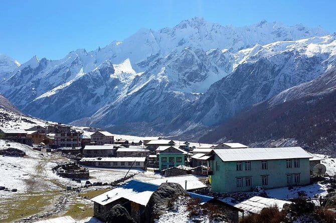 9 Days LANGTANG VALLEY TREKKING IN NEPAL - Kyanjin Ri Sunrise Viewpoint Above Langtang Lirung and Dorje Lakpa