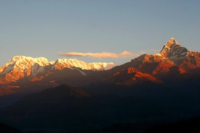 An 8- day itinerary for Ghorepani Pun Hill trek for Sunrise & Himalaya view Tour - Day 5: downhill to Ghandruk for Gurung village life, then back toward Nayapul
