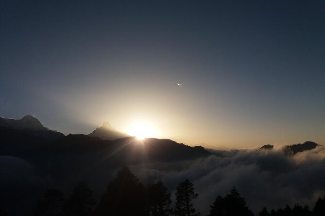 Annapurna: 2 Days Poon Hill Trek from Pokhara - Day 2 at 4am: Poon Hill (3,210m), sunrise timing, then the long descent