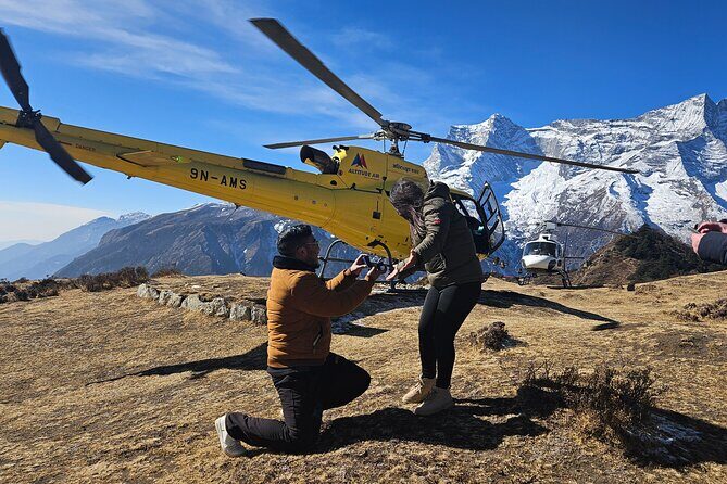 Everest base camp helicopter tour with Guarenteed Landing - Everest From the Air, With Real Stops (Not Just Flying By)
