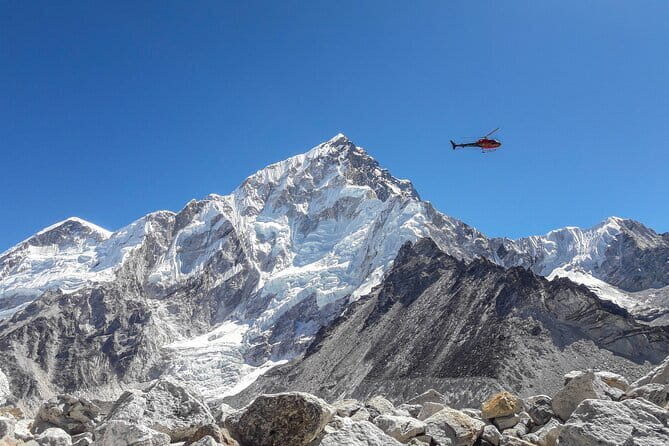 Everest Base Camp Trek with Helicopter Flight Back - Lobuche: memorials at Thukla Pass and close-up glacier views