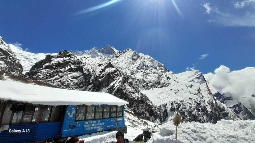 Helicopter tour to Annapurna Base Camp from Pokhara -1 Day - The Return Flight: Watching Valleys Flow Back Into View
