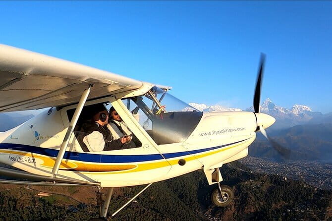 Himalayas Ultra Light Aircraft flight - Sky-High Views Over Pokhara in an Ultralight