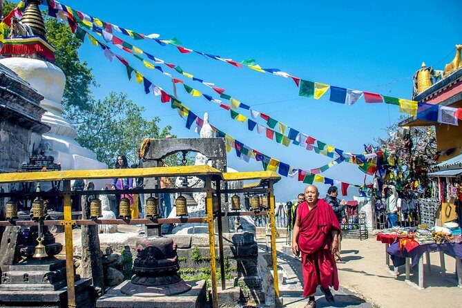 Kailashnath Mahadev, Panauti and Namo Buddha Monastery Sightseeing - Panauti’s Brahmayani Temple area: river crossings and real local life