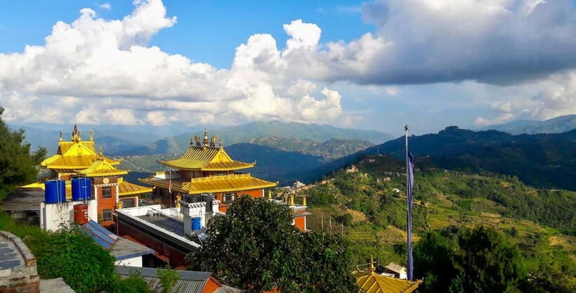 Kathmandu: 4 UNESCO Heritage with Lunch- Private/ Group - Stop 1 (Swayambhunath): Monkey Temple + the hilltop city views