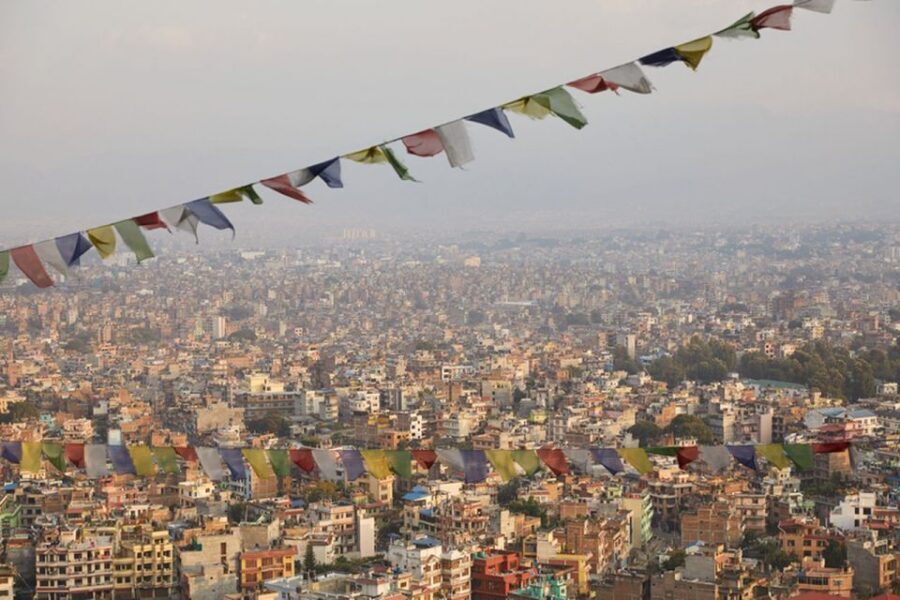 Kathmandu at Sunset: Explore the City on Rickshaw - Sigal shrine stop: a calm Buddhist pause in a narrow alley