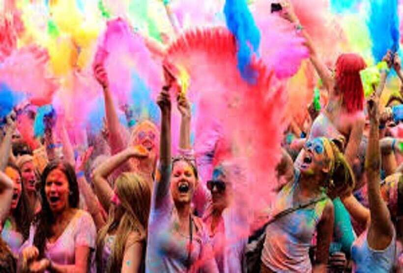 Kathmandu Durbar Square | Holi Festival Celebration 2 March - Meeting at Paknajol Marg: the simplest way to start