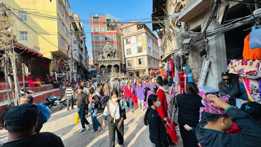 Kathmandu Heritage Walk | Heritage Walk of Kathmandu - Tahiti neighborhood: a shift in feel and architecture