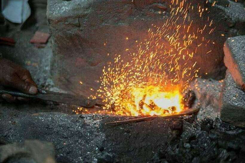 Knife Khukuri Making Workshop - Grinding, Sparks, and Why the Host Takes Over