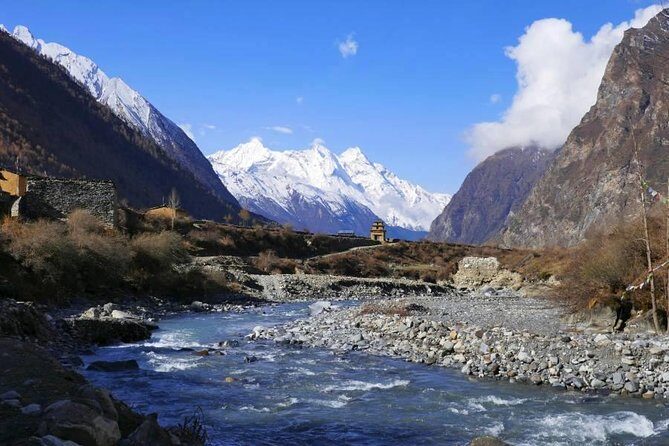 Manaslu Circuit Trekking - 17 Days - Down into Marsyangdi: forests, rivers, and meeting the Annapurna flow