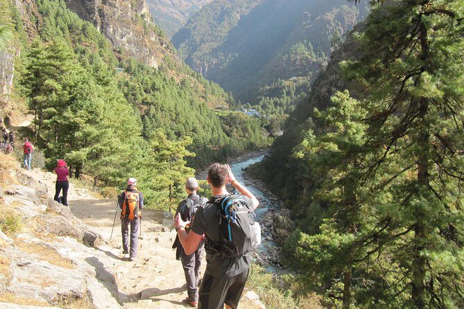 Mt. Everest Base Camp Trek Nepal - 16 Days - Phakding to Namche Bazaar: first park gate, first big bridge, first real altitude lesson