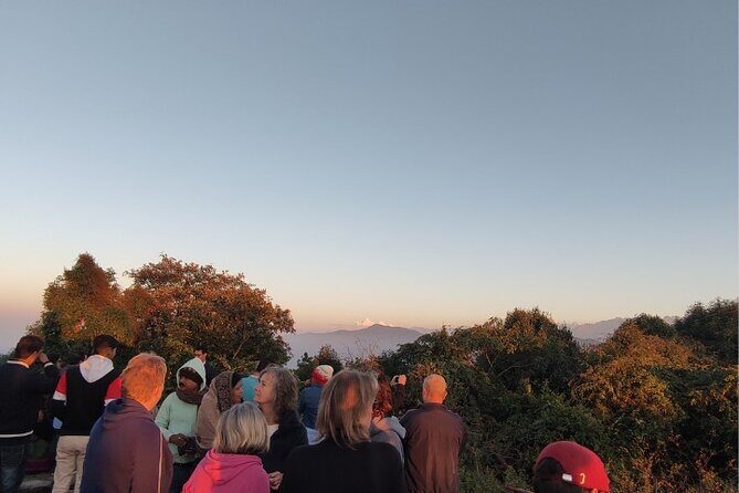 Nagarkot Sunrise Tour - Stop 1: Nagarkot View Tower, where the sky starts doing its thing