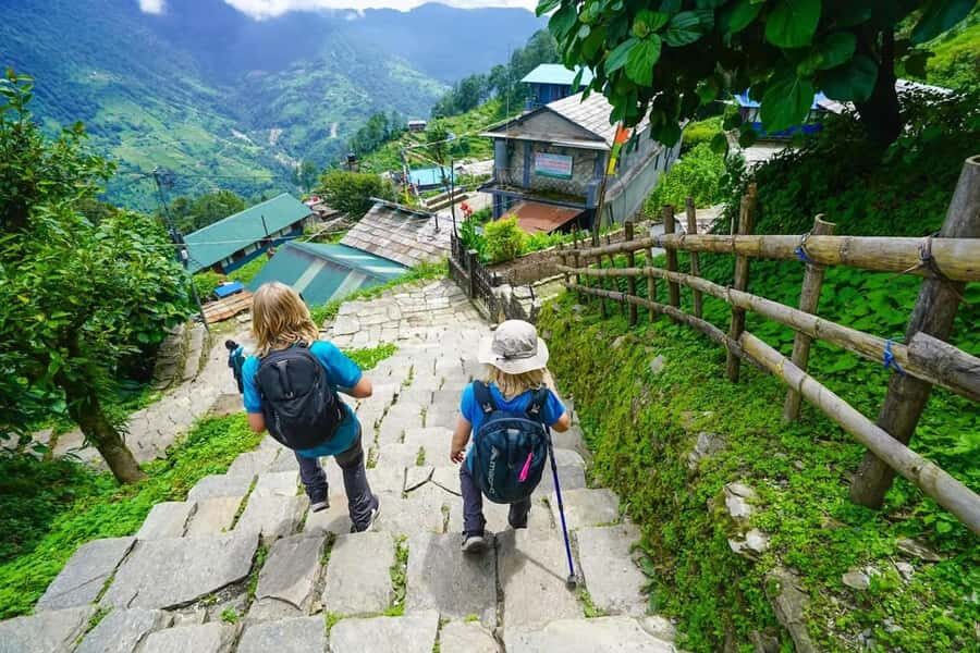 Nepal: Time For Easy Annapurna Base Camp Trek - Day 5: Bamboo to Jhinu, Plus Hot Spring Stop, Then Back to Pokhara