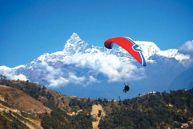 Pokhara: 30-Minute Paragliding Adventure with pick up/drop off - The Flight: Annapurna, Dhaulagiri, and Machhapuchhre from Above
