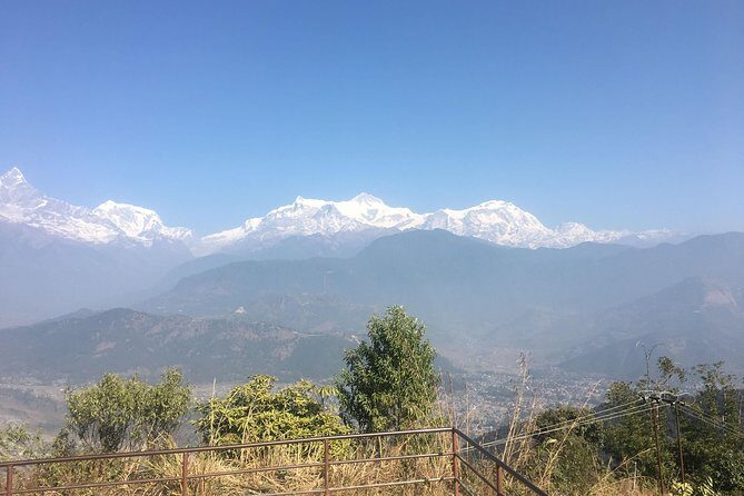 Pokhara : Hiking to Sarangkot from Lakeside - Sarangkot Viewpoint: The Annapurna Range in a 180-Degree Sweep