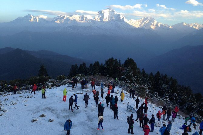 POON HILL HOT SPRING - 10 Days Trek - Day-by-day: from Nayapul to Ulleri, then Ghorepani