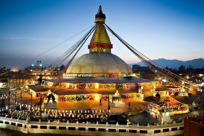 Private Kathmandu UNESCO Heritage Sites with Narayanhiti Museum - Swayambhunath: a 2600-year-old stupa with the valley in view