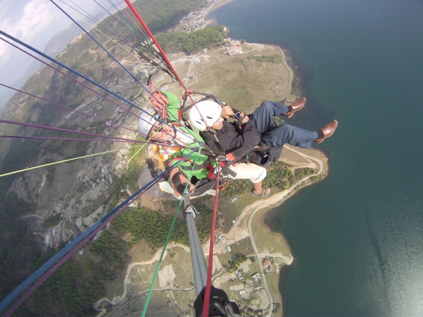 Tandem Paragliding in Pokhara - The Views: Annapurnas, Fish Tail, and the Phewa Lake Moment