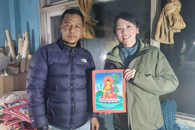 Thangka Painting Workshop - Patient Teaching From Master Artists
