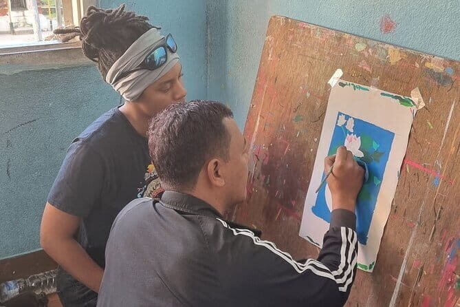 Thangka Painting Workshop - The Studio Setup: Master Artists, Apprentices, and a Private Small Group